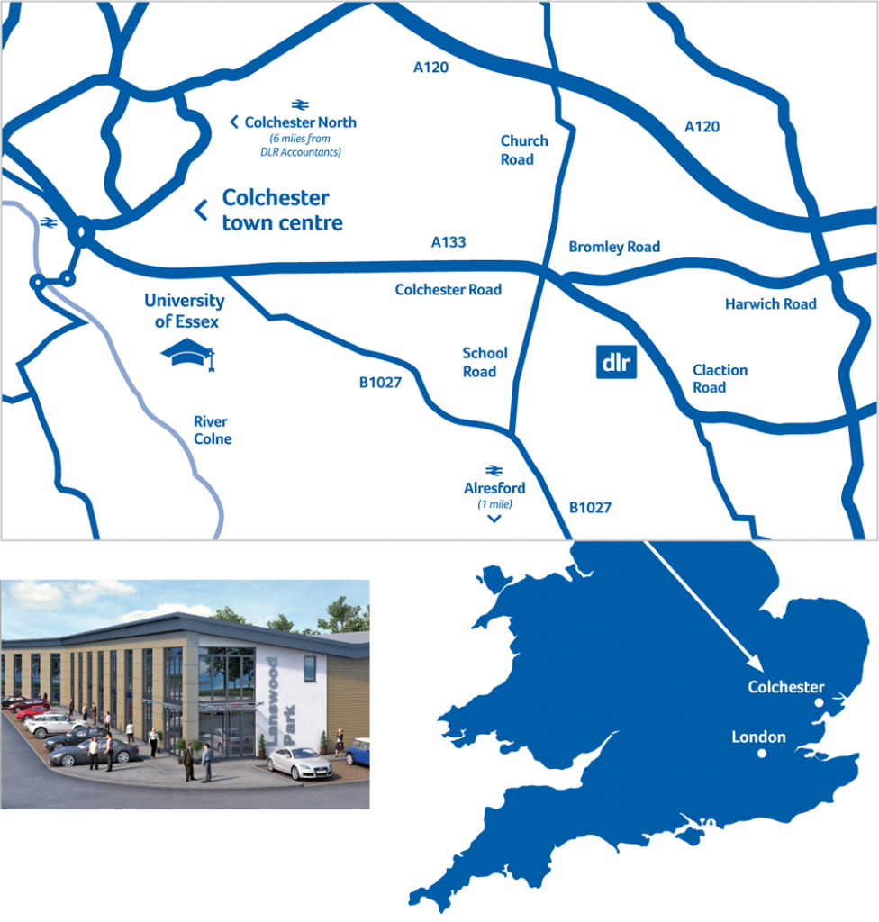 DLR Accountants Location Map