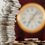 pension coins clock time